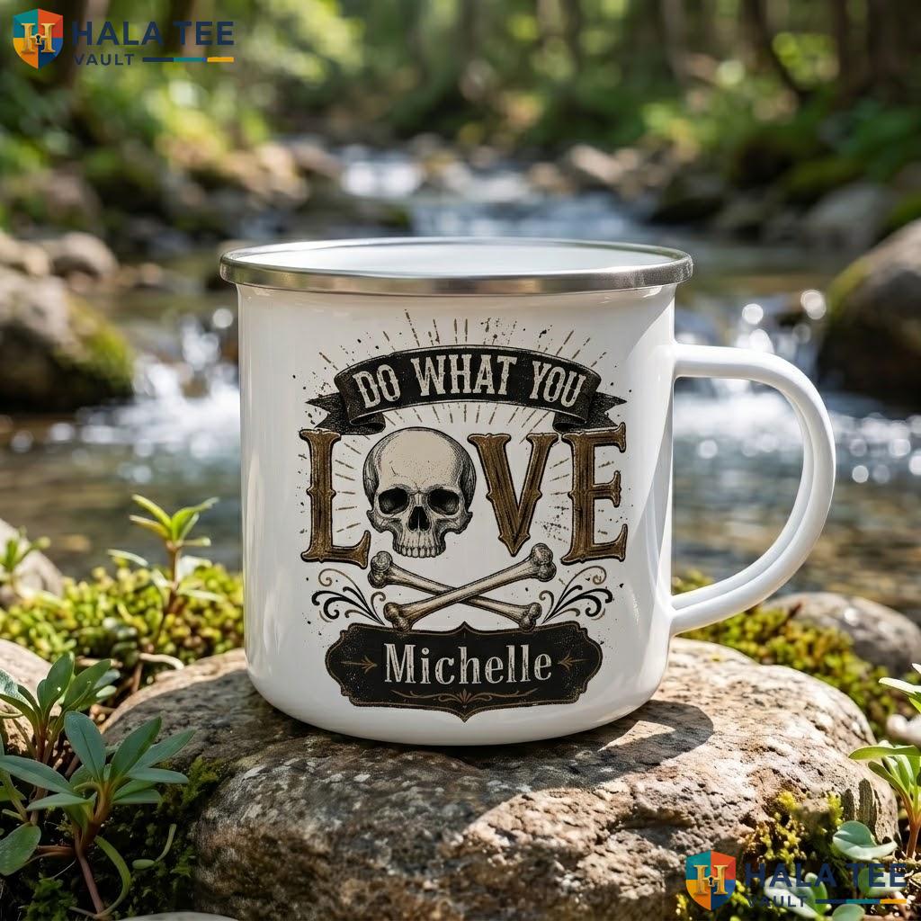 What Do You Love Skeleton Halloween Accent Mug Custom Skull Ceramic Coffee Mug