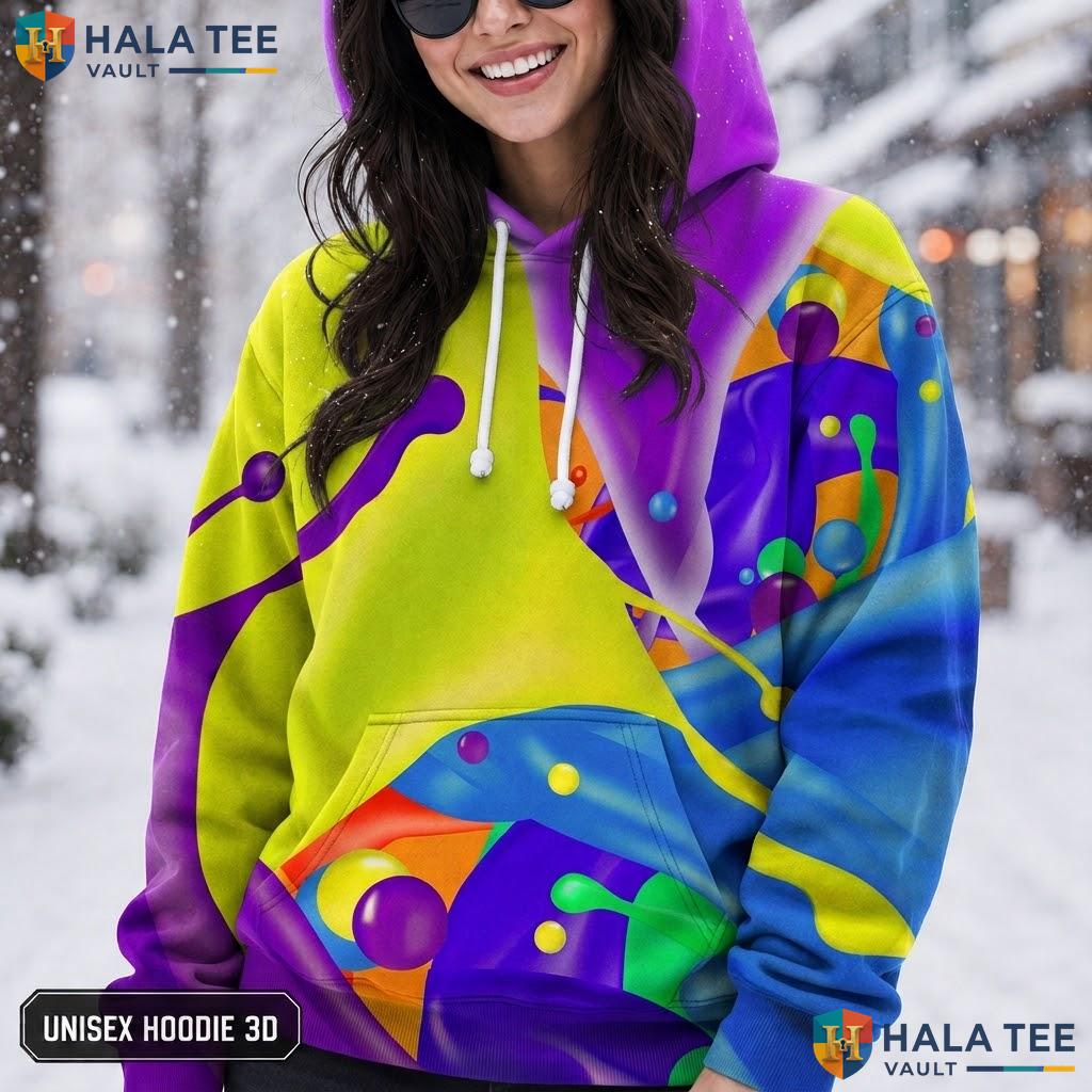 Yellow Realistic 3D Printed Hoodie Men Women Graphic Novelty Pullover Sweatshirt