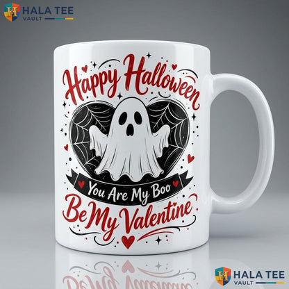 You Are My Boo Halloween Mug Spooky Ghost Pumpkin Custom Ceramic Coffee Cup