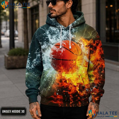 Youth Basketball Kids 3D Printed Hoodie Thick Warm Sweatshirt Boys Girls Top